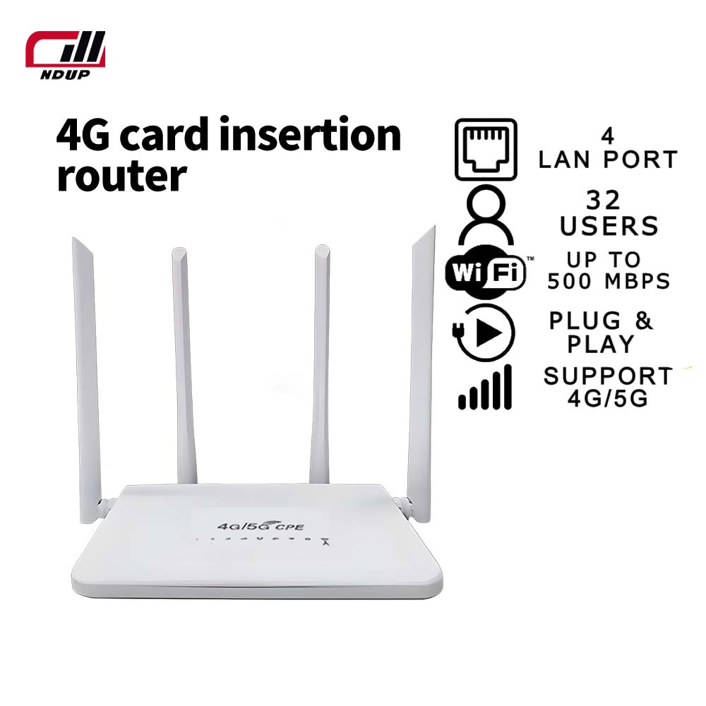 NDUP R103 4G/5G Router – High-Speed WiFi, SIM Card Support, Connects Up To 32 Devices!