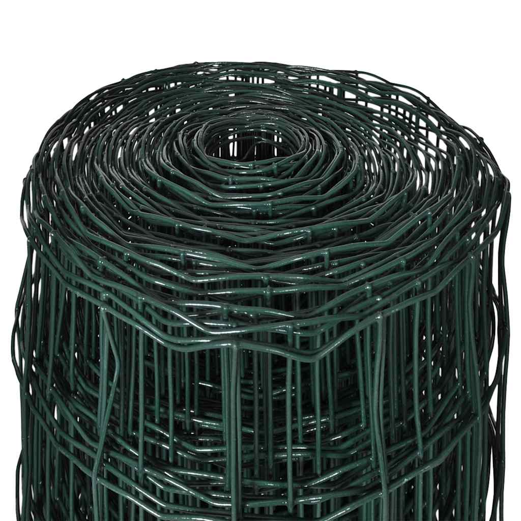 Vidaxl Euro Ogrodzenie, Stalowe, 25 X 1,2 M, Zielone