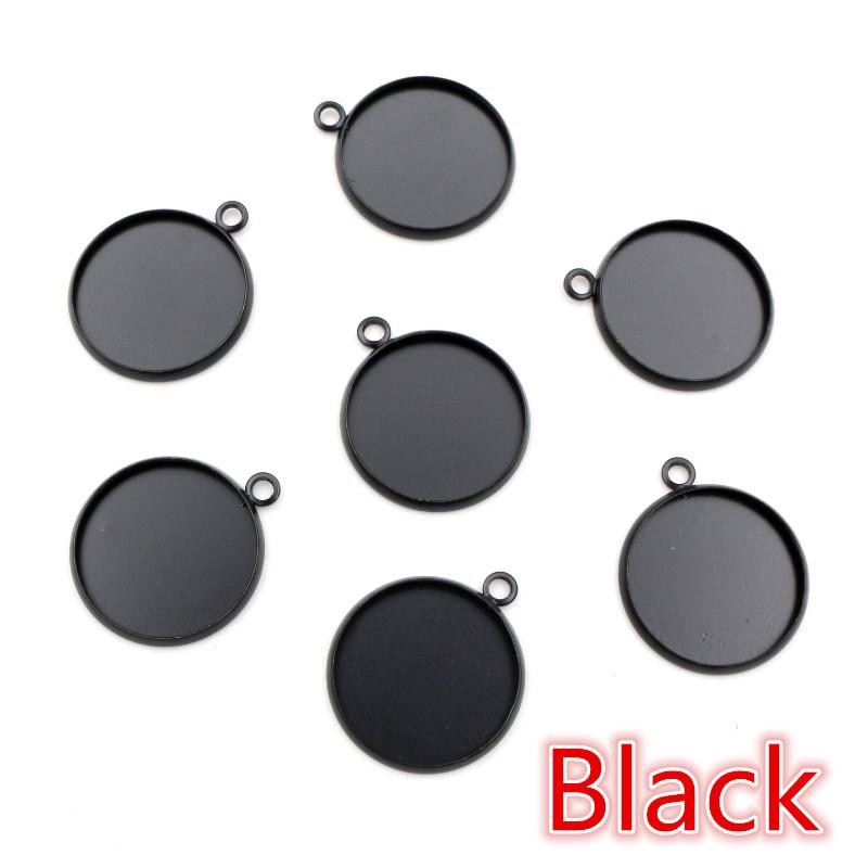 8, 10, 12, 14, 16, 18, 20, 25 мм, круглый поддон для кабошона, безели, пустые принадлежности, принадлежности для изготовления ювелирных изделий, браслет