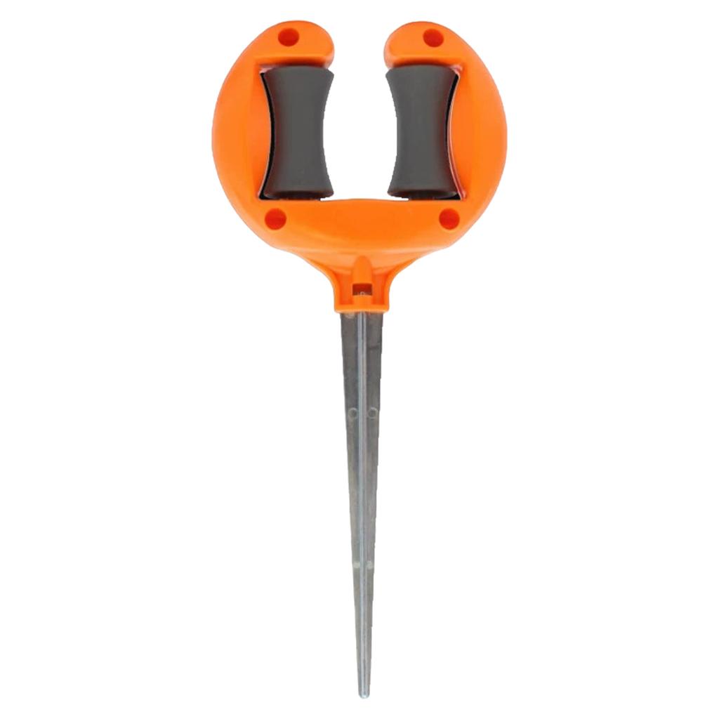 Garden Hose Guide Nail Water Pipe Tubing Positioning Bracket Anti-skid Yard Lawn Irrigation Hose Spike Holder with Top Roller