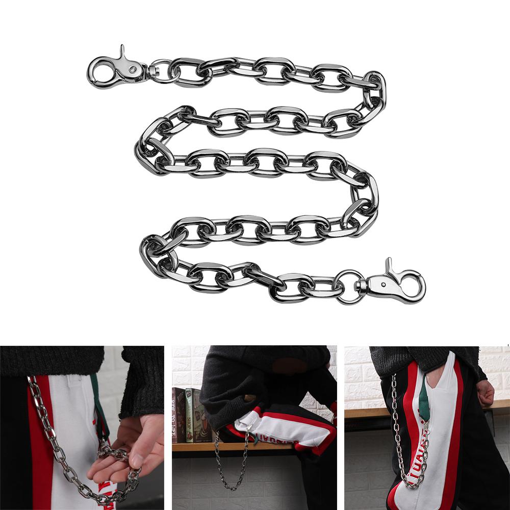 Metal Rock Punk Key Chains Clip Hip Hop Jewelry Wallet Chain Belt Pants KeyChain Biker Link