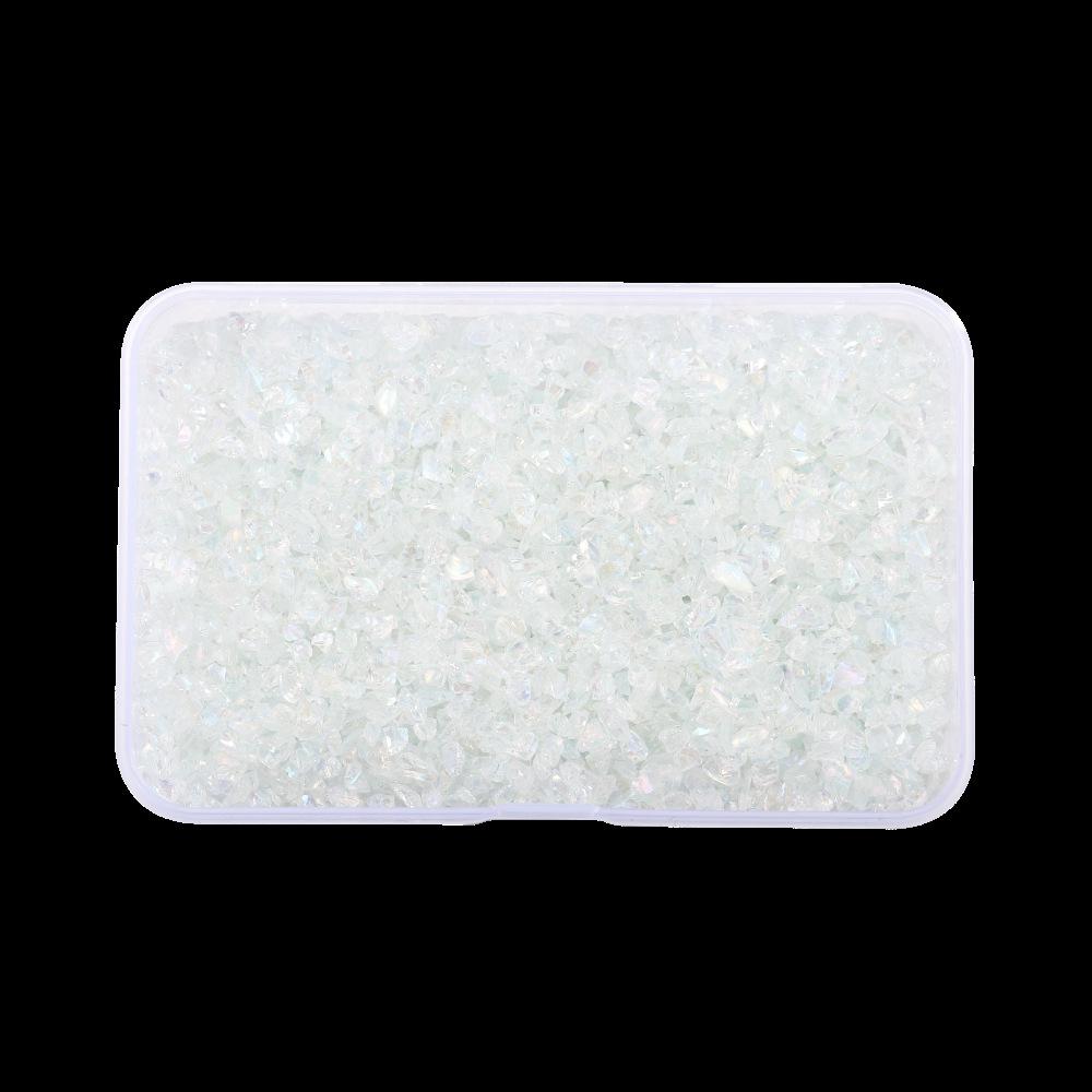 Набор для дизайна ногтей из цветного нерегулярного стеклянного гравия своими руками