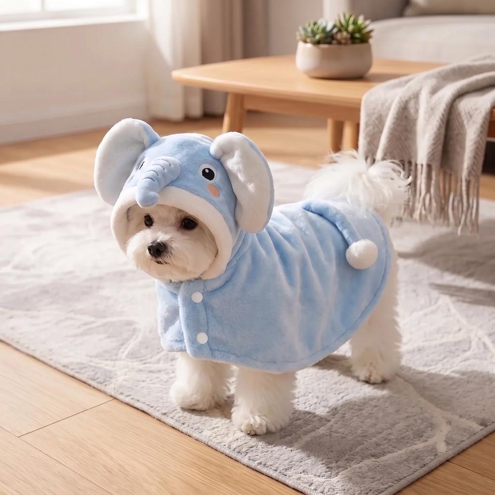 Quick Drying Dog Dinosaur Transformation Outfit Soft Pet Cosplay Costume Grooming Salon