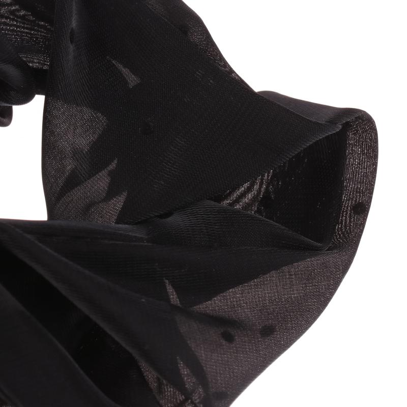 Women Oversized Scrunchies  Dot Point Mesh Hair Rope Large Fabric Elastic Hair Band Ponytail Holder Headwear