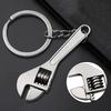 Creative Metal Adjustable Wrench Spanner Tool Key Chain Ring Novelty Keyring