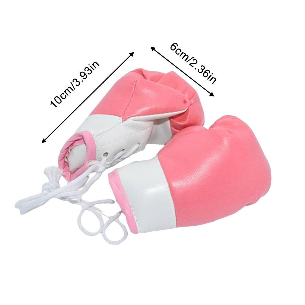 Мини боксерские перчатки, украшения для автомобиля, 2 шт., боксерские перчатки для зеркала автомобиля, боксерские перчатки для дома, украшения для сумки автомобиля