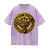 Gothic Yk YuGiOh Graphic Tshirt Anime Washed Oversized T Shirt Mens Clothing Summer High Quality Pure Cotton Tees Tops