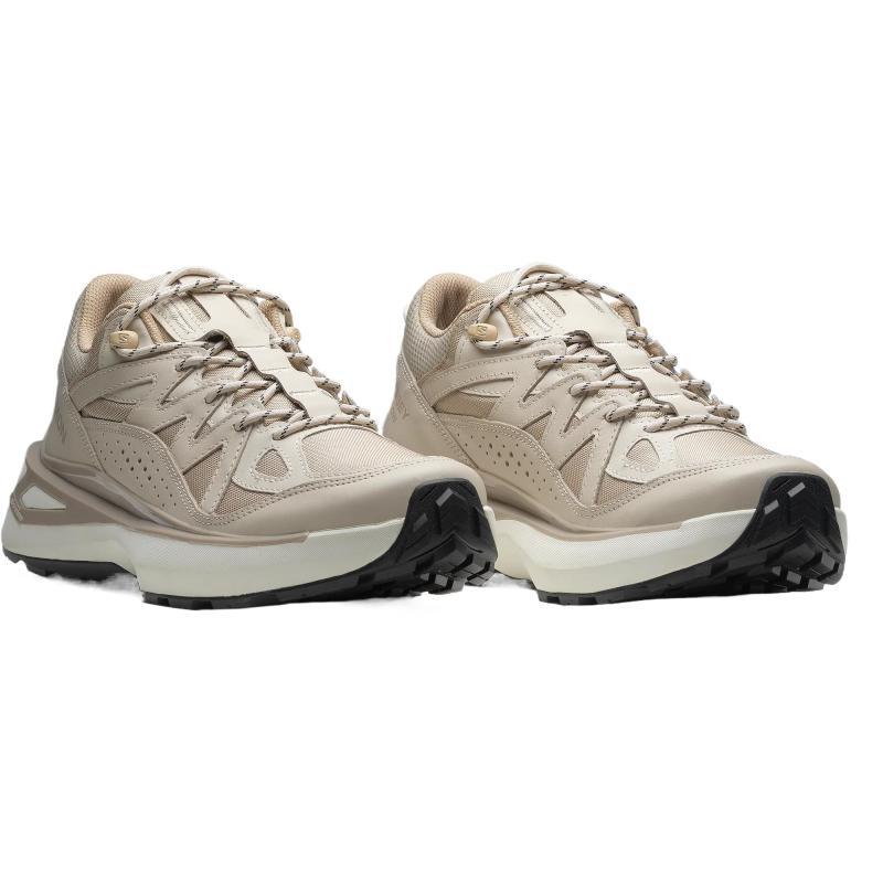 SALOMON ODYSSEY ELMT Anti Slip Wear Resistant Low Top Outdoor Shoes Unisex Tan Sneakers 477253