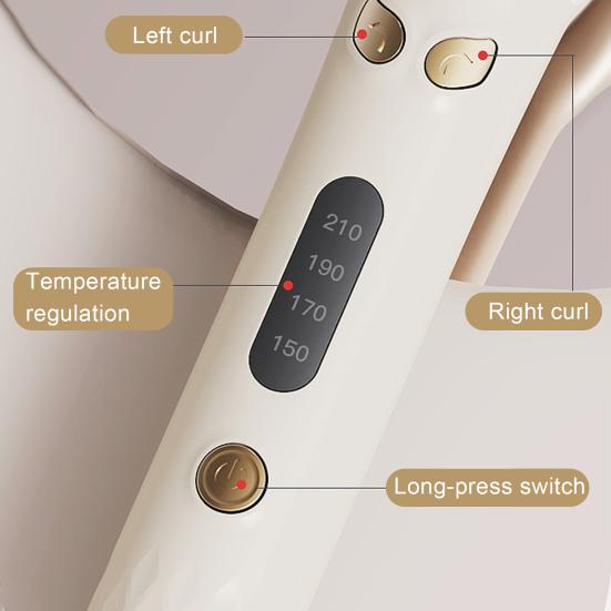Вращающаяся плойка 28 мм/1,1 дюйма, автоматическая плойка для завивки волос, керамическая плойка с 4 температурными режимами, инструмент для укладки с быстрым нагревом