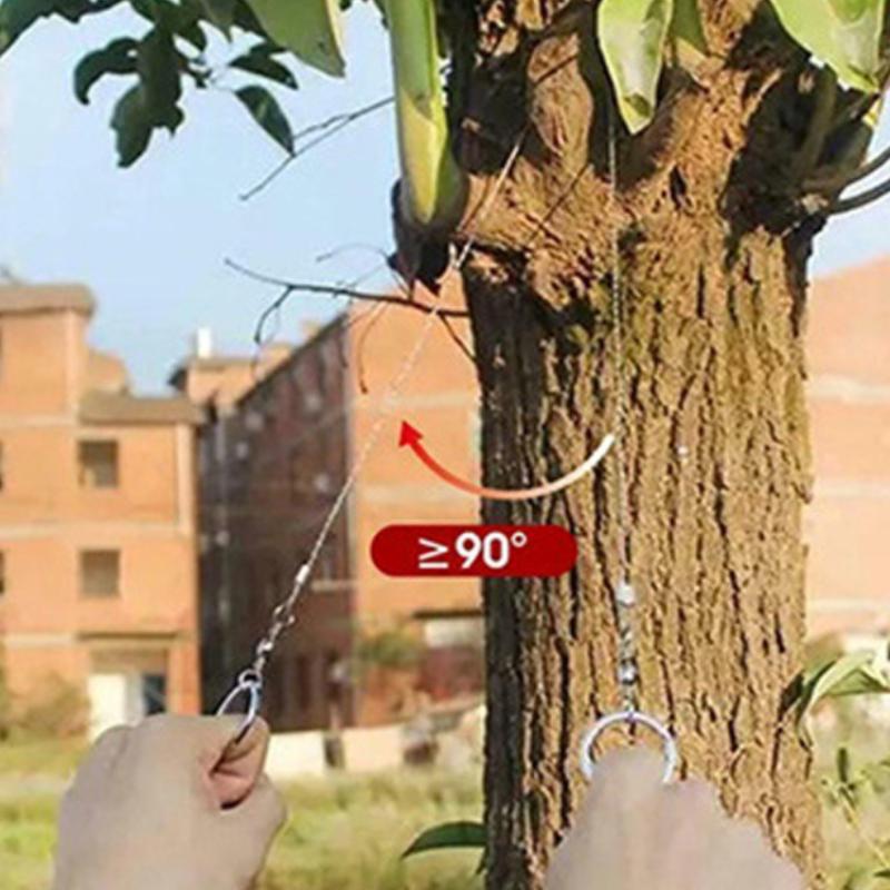 Выживание проволочной пилы I Карманная бензопила из нержавеющей стали. Механизм для рюкзака. I Легкая 22-дюймовая веревка для резки кабеля. I Веревка для аварийной бензопилы для кемпинга.