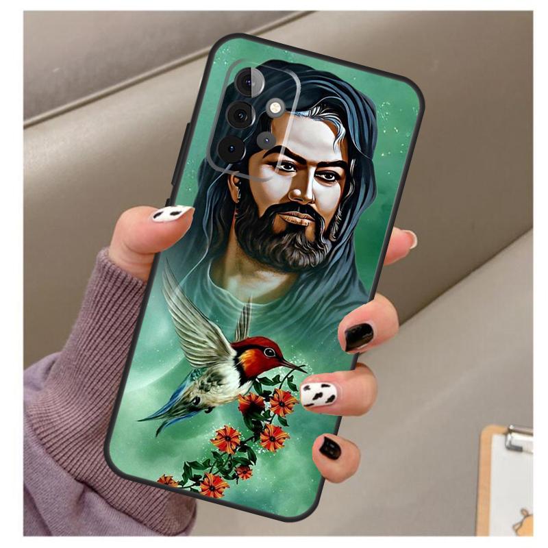 Исламский Арабский Чехол Имама Али Хусейна Для Samsung Galaxy A35 A55 A15 A32 A12 A22 A52 A06 A54 A34 A14 A56 A36 A26 A16 A13 A53