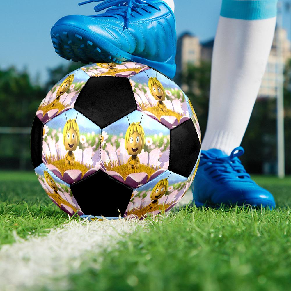 Maya the Bee Theme Size 5 Soccer Ball, Suitable for Both Indoor and Outdoor Matches, a Gift Suitable for Everyone.