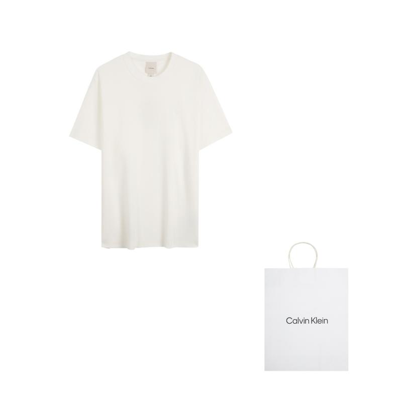 Calvin Klein T Shirts Men's Crew Neck Moderate Straight Fit 4LD201G