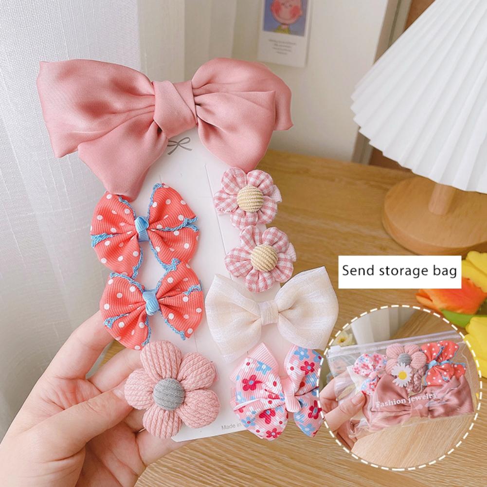Детская заколка для волос 8 шт./компл. детские заколки для волос с бантом головные уборы BB зажим аксессуары для волос