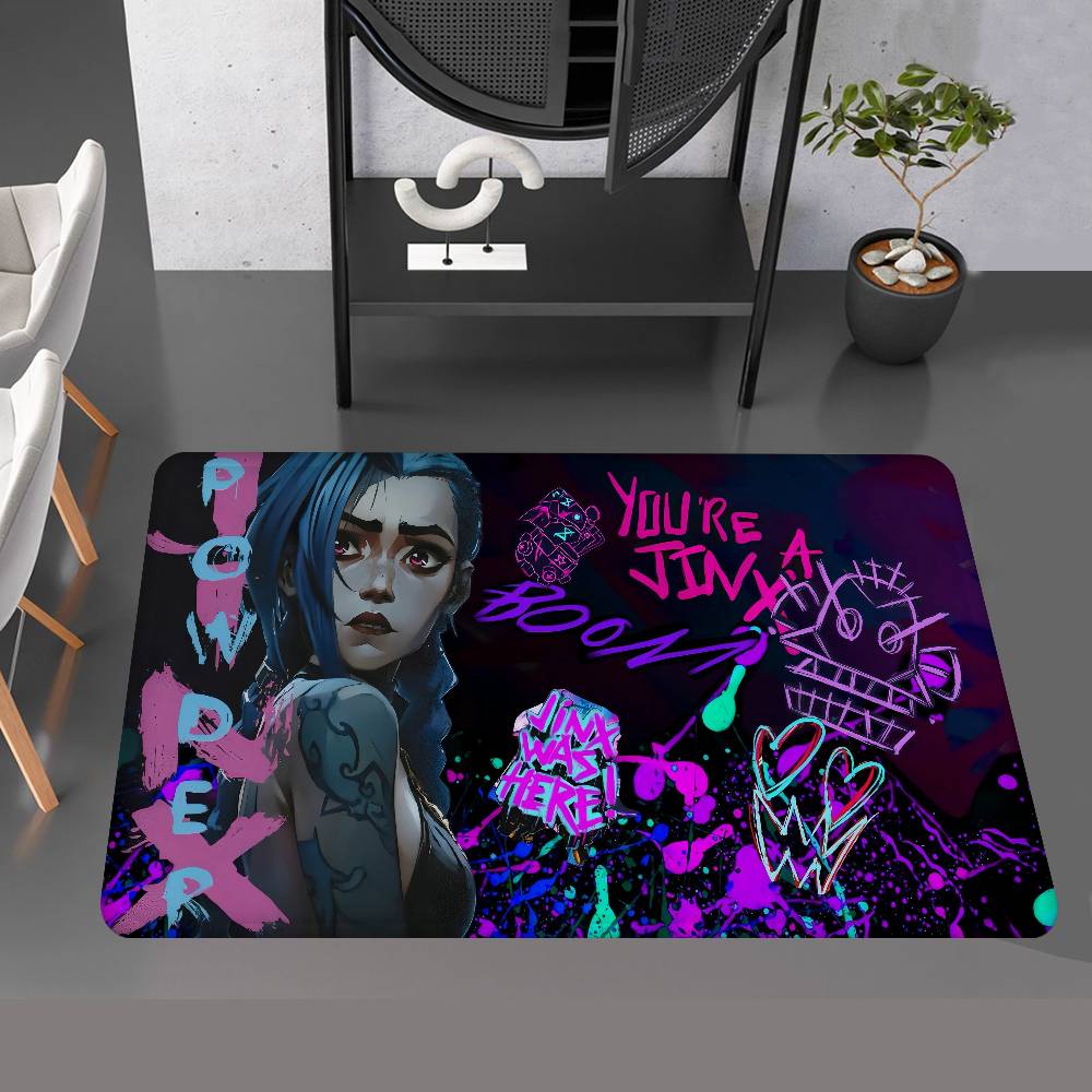 Anime A-Arcane Door Mat Washable Non-Slip Living Room Sofa Chairs Area Mat Kitchen Doormat Area Rug
