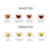 Подарочный набор пакетиков для чая Octavius | 6 разных вкусов черного и зеленого чая в элегантной подарочной коробке | Чайные пакетики в конверте для свежести | IcedTea25TeaBag