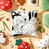 Anime CChainsaw MMan Cushion Cover Plush Fabric Soft DoubleSided Printed Sofa Warm Winter Home Gift Pillow Cover