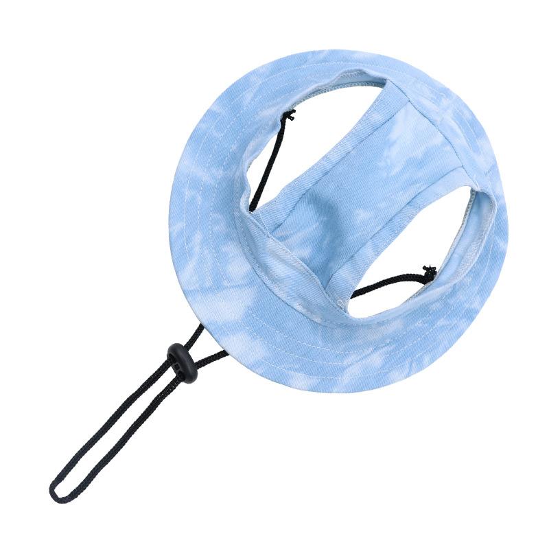 Шляпы для защиты от солнца для собак и кошек, Нелипкие шляпы, Защита ушей от отслаивания, Рыбацкие шляпы с регулируемой веревочной пряжкой для питомцев