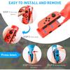 2PCS Sand Hammer Hand Grip for Samba De Amigo, Sport Game Accessories Bundle of Left & Right Handle Compatible with Switch/OLED Joy-con Controller