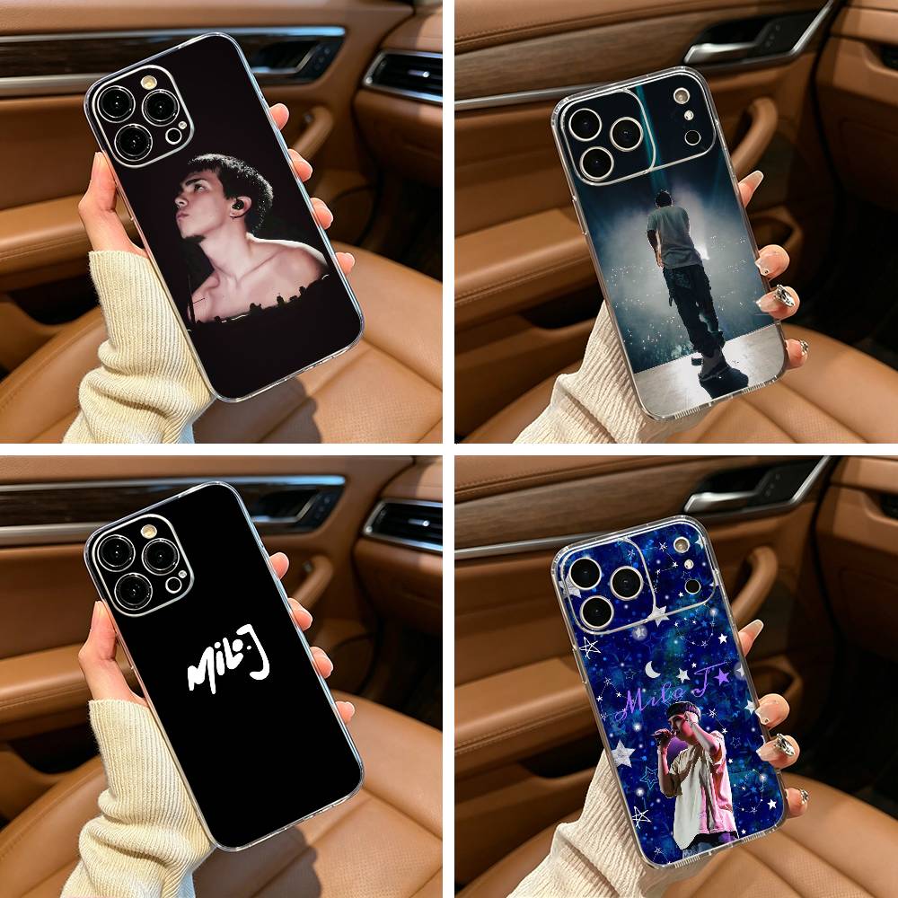 Singer M-Milo J Phone Case For iPhone17,16,15,14,13,12,11 ,Pro Max, Plus Soft Silicone Transparent Cover