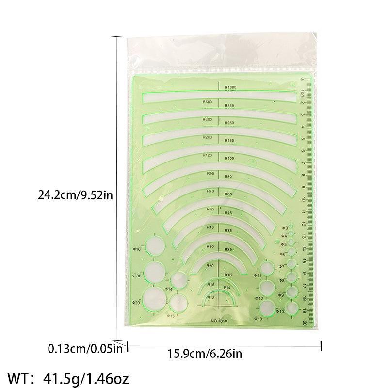 Многофункциональная линейка для создания выкроек одежды: Швейный инструмент для точной резки по кривой