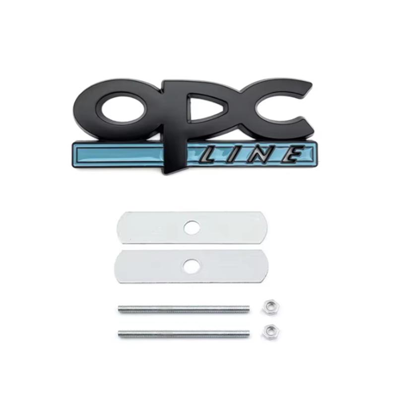 Эмблема OPC Line Значок на решетку радиатора Наклейки на заднюю часть Логотип Для Opel Astra G H J K F Corsa D Zafira B Insignia Mokka Regal Аксессуары