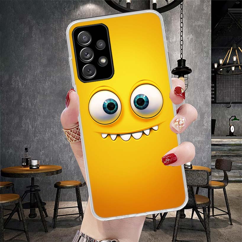 Забавное Лицо Милый Мягкий Чехол Для Телефона Для Samsung Galaxy S22 S23 S24 S25 Edge S26 Ultra S20 FE S21 Plus + Fundas Coque Galaxy S20 S21