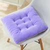 Extra Thick Fluffy Velvet Cushion Pad for Long Sitting - Large Round Chair or Floor Mat