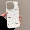 Painted Phone Case for iPhone 12 13 15 16 iPhone 16 12 13 14 15 Pro  14 15 16 Pro Max Coverage Shockproof Anti-Fingerprint Fresh Style Protective Case