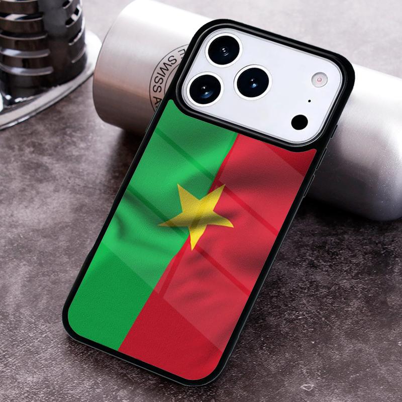 Чехол для телефона Флаг Буркина-Фасо Для iPhone 17 16 15 14 13 12 11 Pro Max Plus 17Air Мягкий силиконовый чехол
