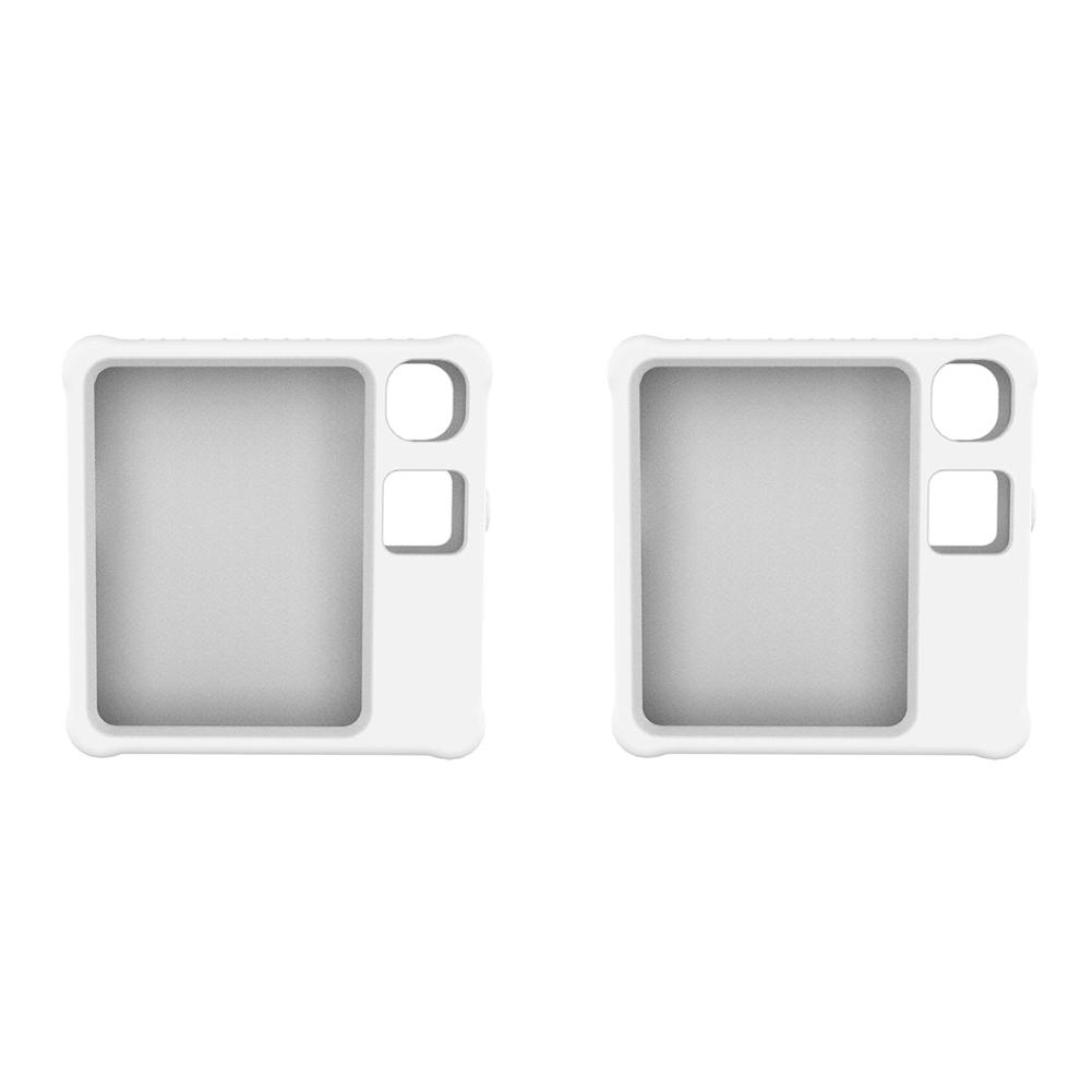 Силиконовый чехол с полным покрытием, водонепроницаемый чехол для карманного ПК Rabbit R1 AI (белый)
