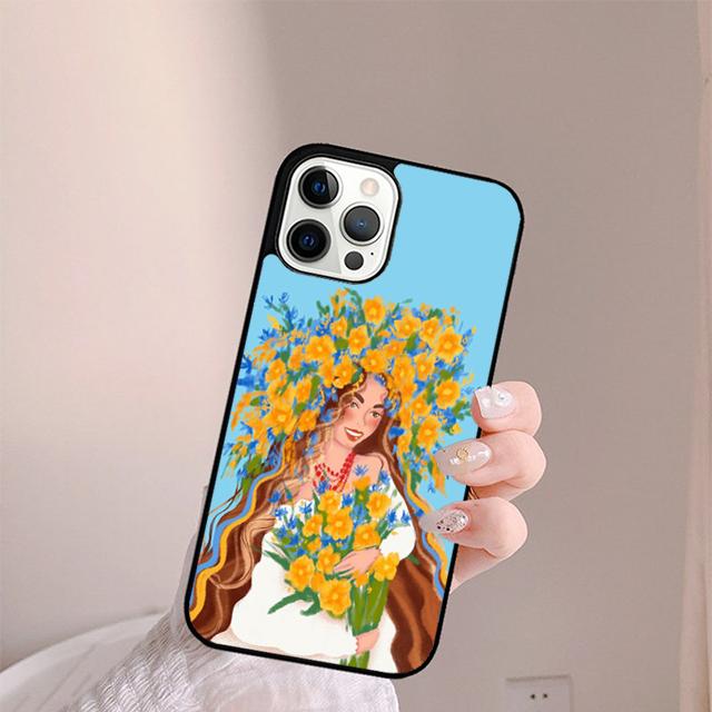Логотип с дизайном украинского флага Чехол для телефона Для iPhone 17 Air 14 15 16 13 12 Max Чехол Для Apple 11 Pro Max Plus SE2020