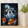 Pumpkin Ghost Parades Jigsaw Puzzle 1000-Piece Halloween Jigsaw Puzzle Recycled Paper Puzzle Fun Holiday Activity for Adults Families