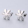 Simple Flower Stud Earrings for Women, Small, Fresh and Sweet Petal Ear Jewelry, Cold Wind