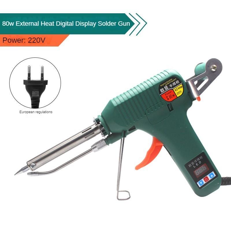 Ручной автоматический станок для пайки с подачей припоя Высокомощный паяльник Инструмент для обслуживания Цифровой дисплей Ручной паяльник