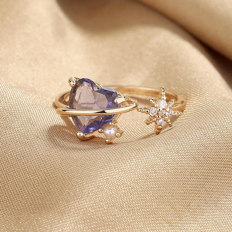 925 Sterling Silver Ring Open Adjustable Silver/Gold for Women Exquisite Student Girlfriend Jewelry Accessories Wedding Party