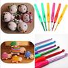 6 Size Aluminum Crochet Hooks Needles Kit Knitting Needles For Loom Band DIY Crafts Needle