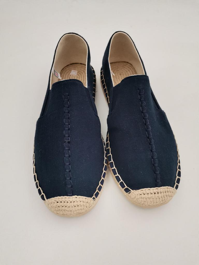 Men's 2024 Summer Linen Espadrilles: Comfortable, Breathable Slip-ons with Thick Sole and Trendy Straw Braided Design