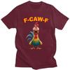 F Caw F Funny Clucking Rooster Meme T Shirts 100 Cotton Tee Tops Summer O Neck Tshirts Fashion Short Sleeve Clothes For Men