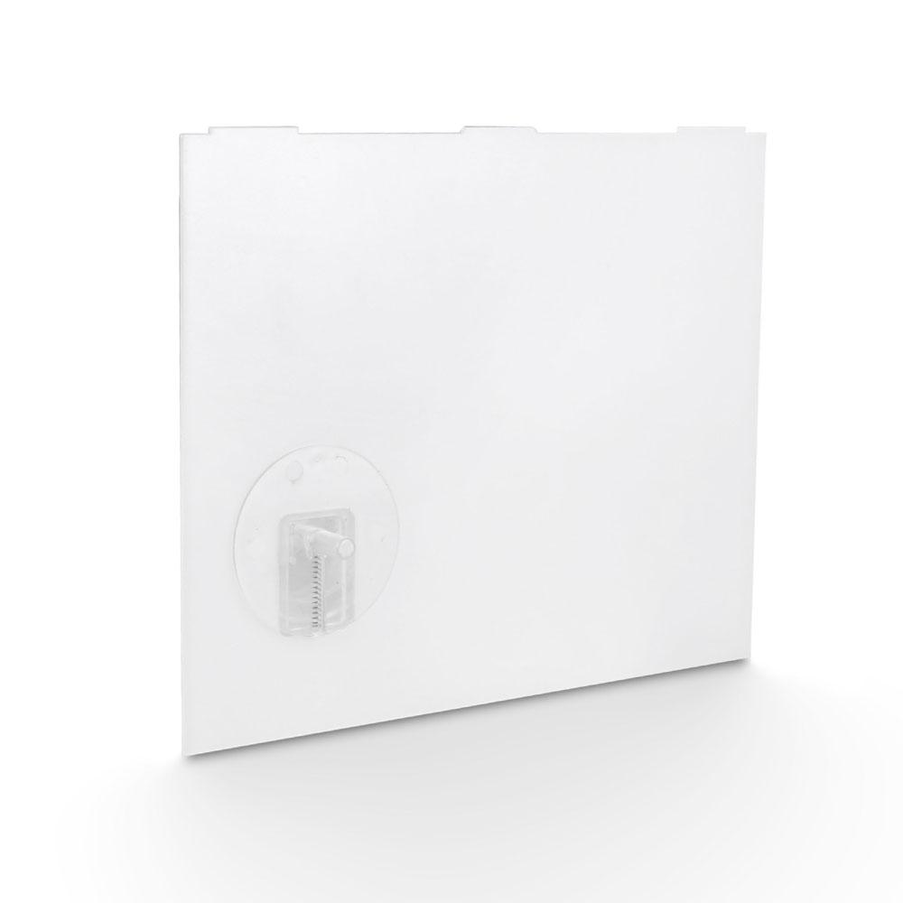 Сменная пластиковая панель-слайдер для двери автофургона с нажимной ручкой открывания