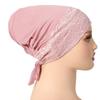Кружевной тюрбан для женщин, эластичный платок-обертывание для головы для сна