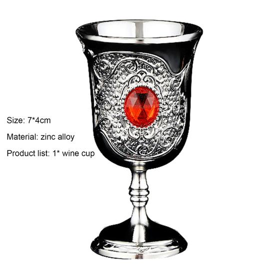 Металлический бокал для вина, небольшой высокостабильный портативный полезный кубок для духов для кухни
