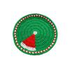Christmas Christmas Decorations Artistic Crochet Xmas Atmosphere Heat-Resistant Cute Coasters Gift 7 Styles