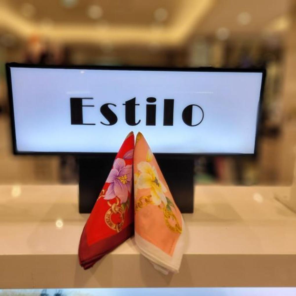 100% cotton petite scarf E22S2CO210 ES lily