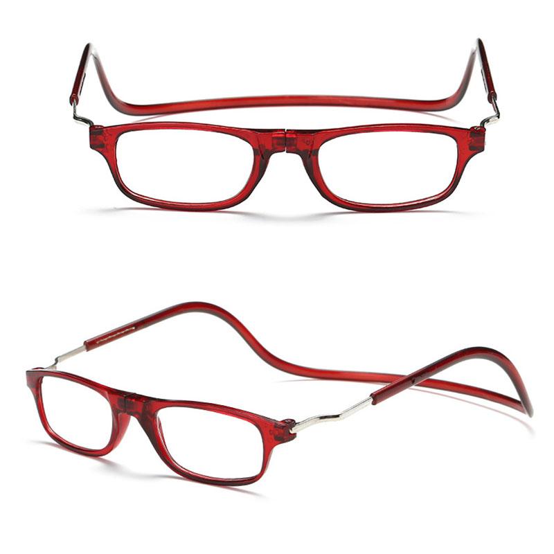 Горячая Распродажа Женские Мужские Очки Gafas Квадратные Регулируемые Оправы Очки Постоянные Пресбиопия Висячие Шеи Высокого Качества Очки Для Чтения Унисекс Бусины