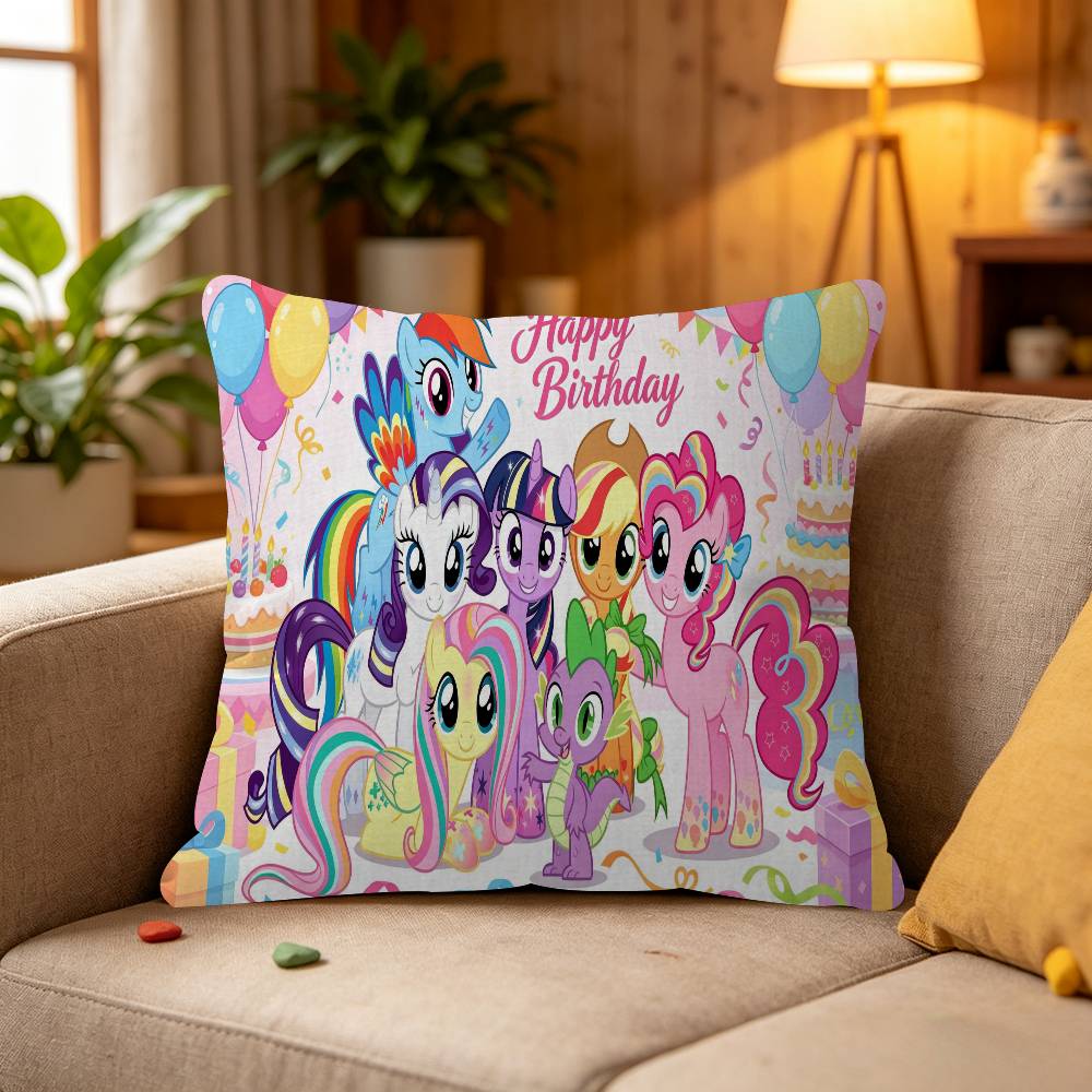 Мультяшная My L-Little P-Pony Розовая наволочка чехол для диванной подушки украшение для домашней комнаты детский подарок