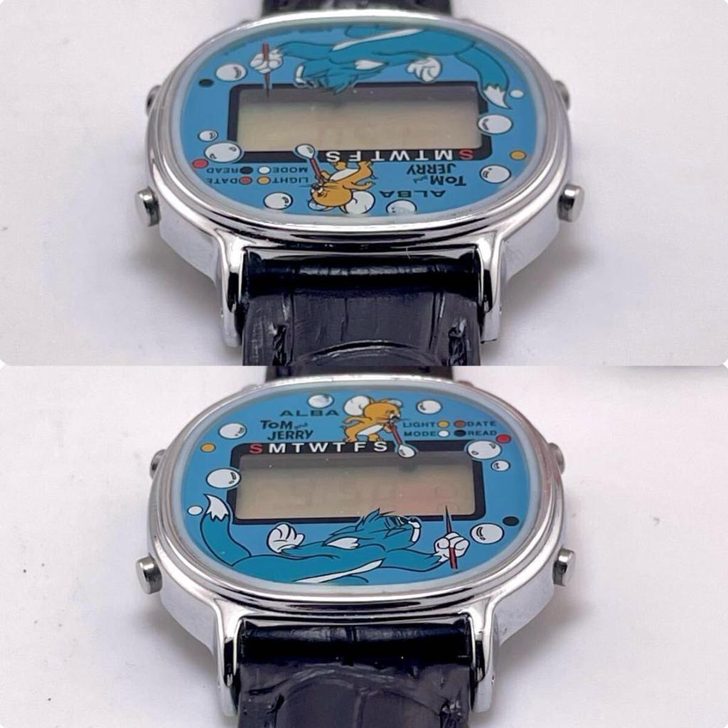 [USED] Battery/Band/Working Tom and Jerry Seiko Alba Vintage Watch
