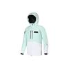 Fila Color Block Technology Hooded Ski Jacket Men Outerwear Eggshell-Green A11M346911F-TQ