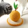 Pet Cat Scratcher Post Ball Scratcher Sisal Rope Indoor Toy Kitten Wear-resistant Biting Interactive Toy Pet Cat Supplies