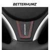 Betterhumz Для BMW E92 E90 E93 3 Серии Из Алькантары Накладка-стикер на руль Панель Аксессуар для тюнинга интерьера автомобиля